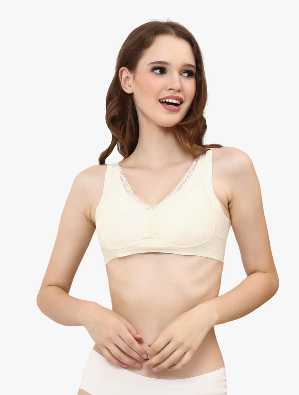 CYNTHIA
Luxe Lace Seamless Bra