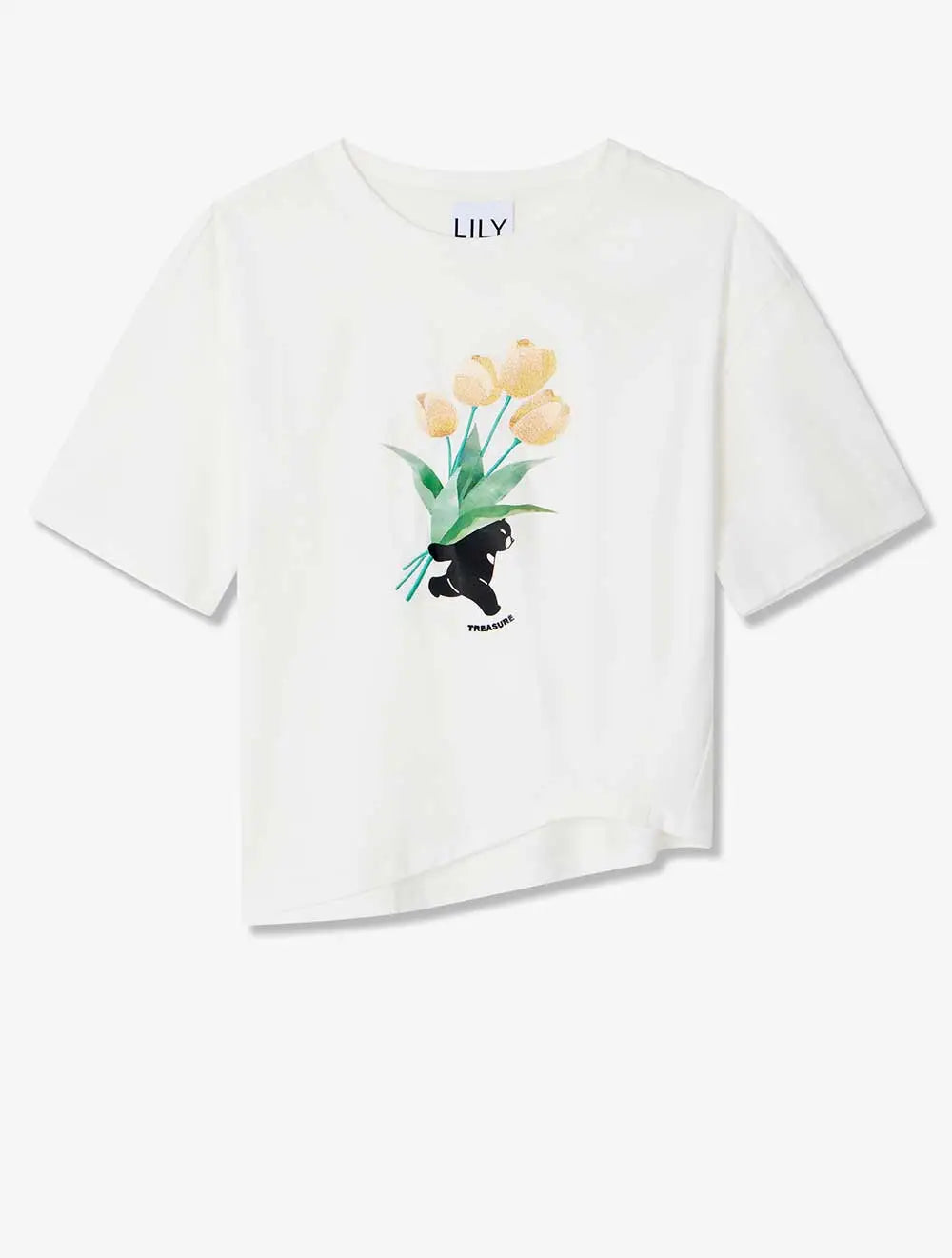 LILY - Fashionable Printed Design For Commuting T-Shirt