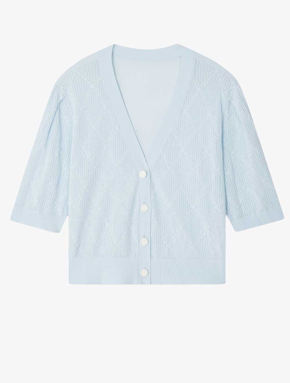 LILY - Temperament V-Neck Simple And Versatile Woolen Cardigan