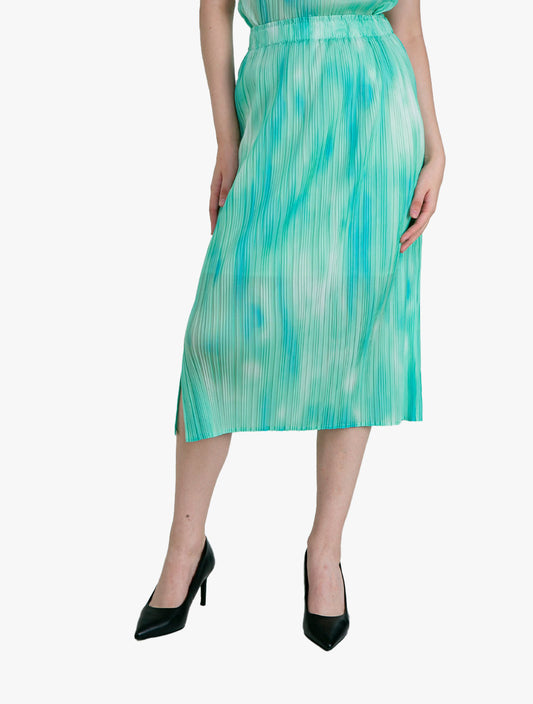 LILY - Fashion Gradually Dyed Printed Half Length Skirt 32149676