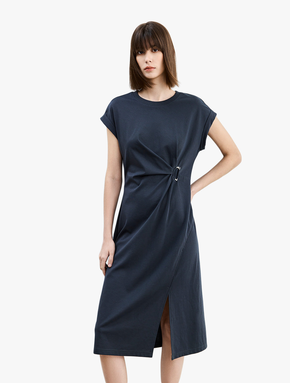 LILY - Asymmetric T-Shirt Dress