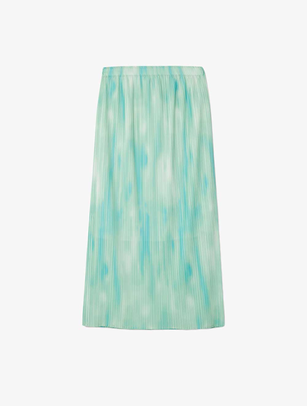 LILY - Fashion Gradually Dyed Printed Half Length Skirt 32149676