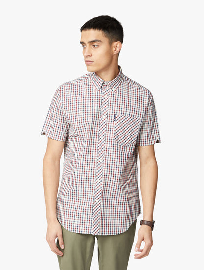 BEN SHERMAN - MEN SHIRTS - HOUSE CHECK SHORT SLEEVE SHIRT BMN059144550