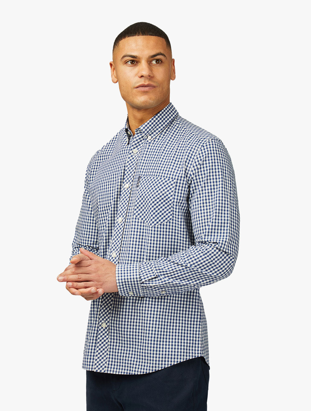 Men Shirt - LS Signature Gingham - Long Sleeve BMN1012492