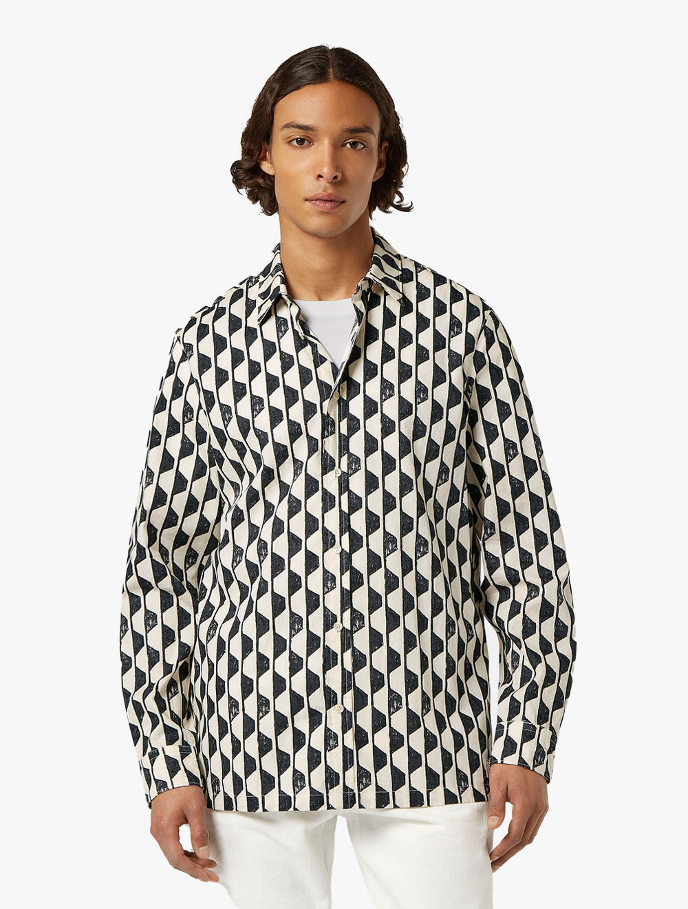 Regular Fit Geoprint Shirt - SDA180116101 – SOGO Indonesia
