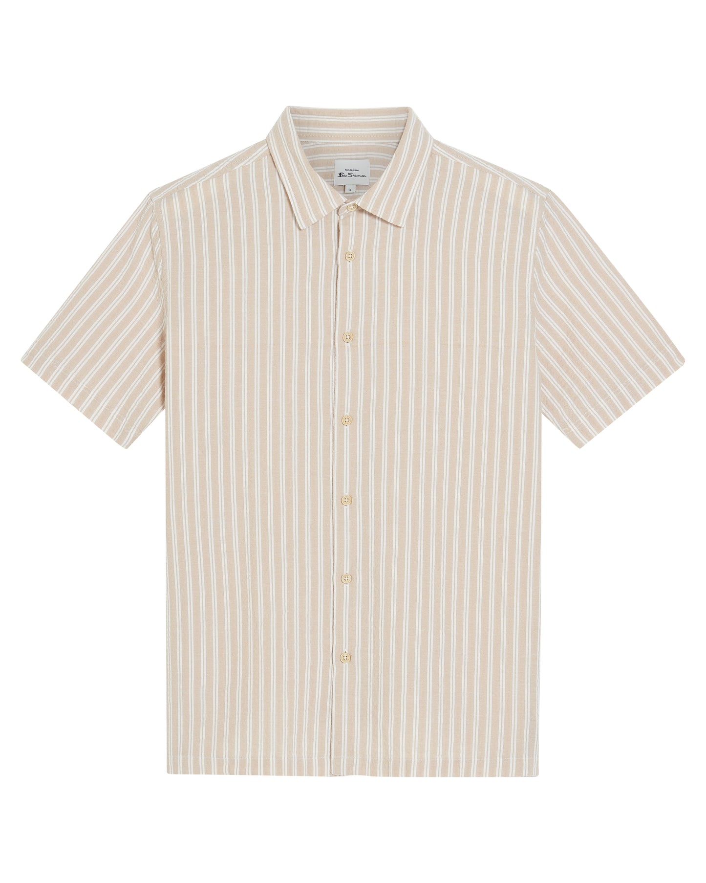 Men Ss Shirts - Seersucker Stripe BMN1012478310