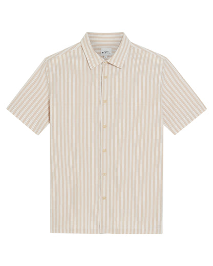 Men Ss Shirts - Seersucker Stripe BMN1012478310