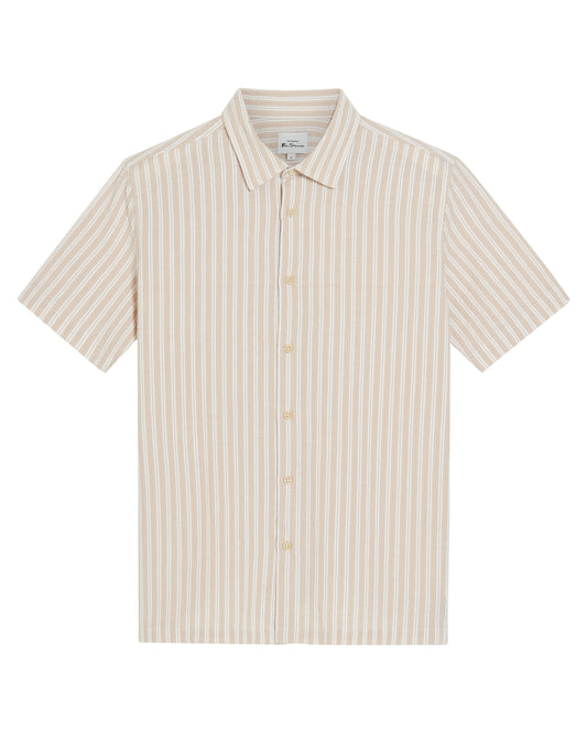 Men Ss Shirts - Seersucker Stripe BMN1012478310