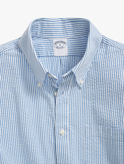 Spt Ls Seersucker Stripe Reg - BYR100200004