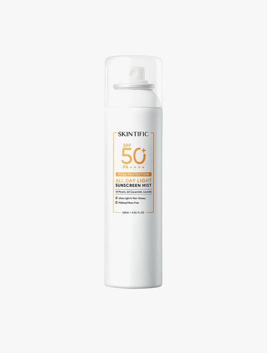 SKINTIFIC All Day Light Sunscreen Mist SPF 50 PA++++-120ml